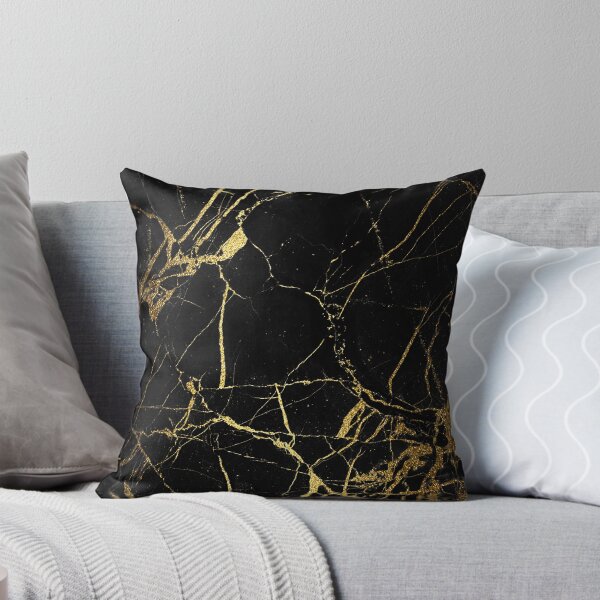 Aperçu de l'œuvre Marbre noir et or | Texture créée et vendue par koovox.