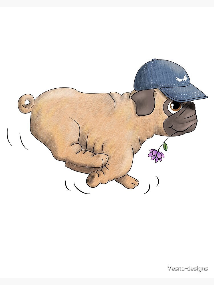 pug baseball cap