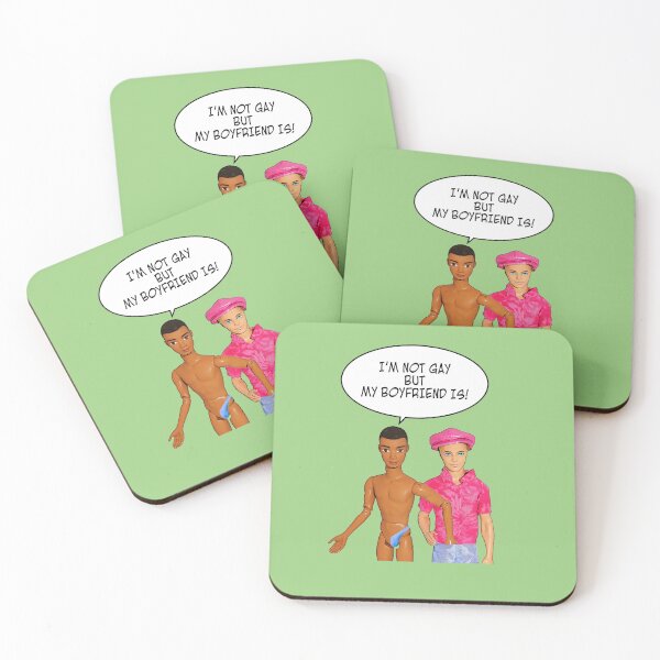 Item preview, I'm Not Gay, But My Boyfriend Is! Funny Queer Art! LGBTQ Art. designed and sold by loveplasticpam.