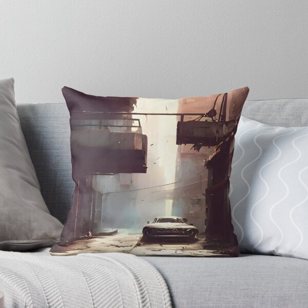 Item preview, Rusty Car in an Alleyway designed and sold by LionOnMars.