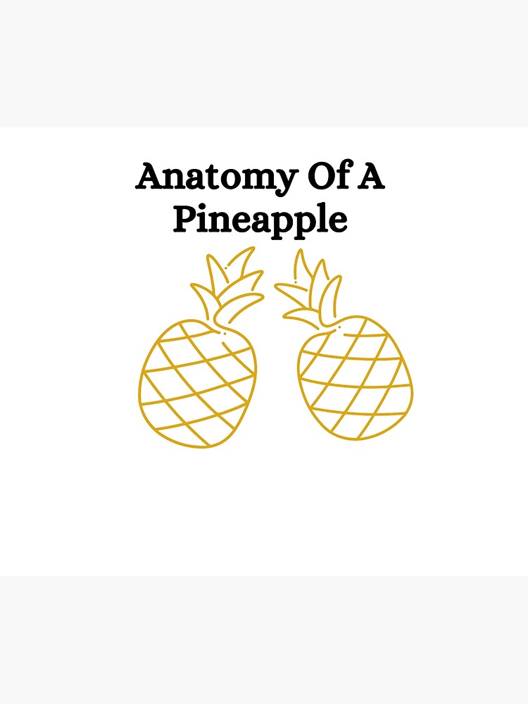 Anatomy Of A Pineapple Poster For Sale By Medzaoui Redbubble