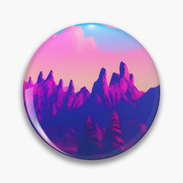 Item preview, Synthwave mountains designed and sold by f-design.