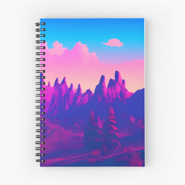 Item preview, Synthwave mountains designed and sold by f-design.