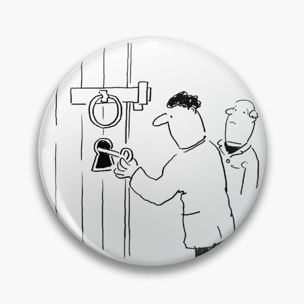 Item preview, Locksmith Illustration - A Locksmith is working on a Heavy Church Door designed and sold by NigelSutherland.