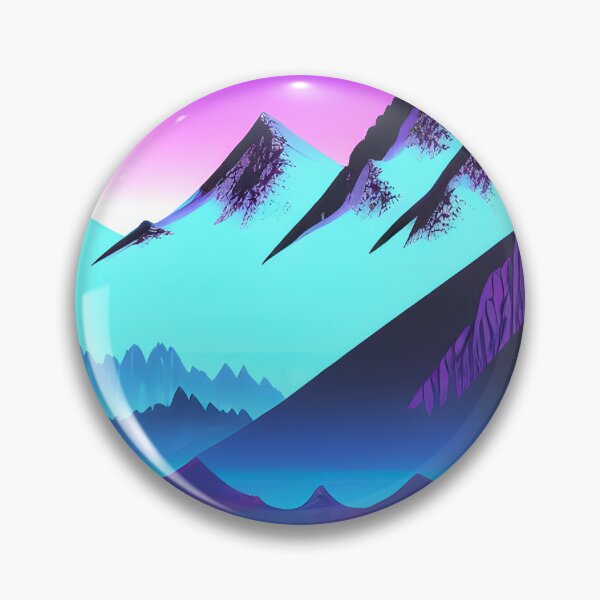 Item preview, Synthwave mountains designed and sold by f-design.