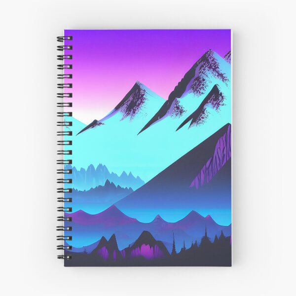 Item preview, Synthwave mountains designed and sold by f-design.