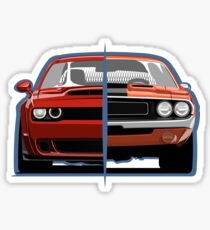 new vs old Sticker