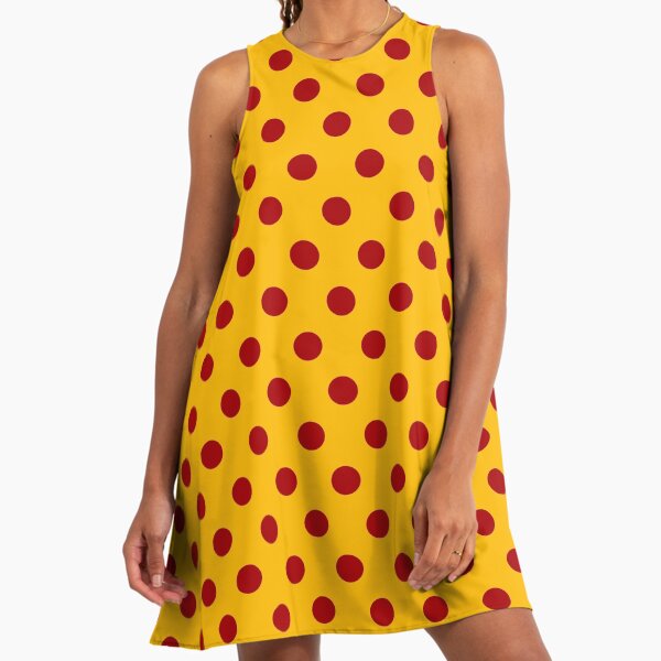 mirror palais gold dress White Polka Dot Bandeau Felicity Midi Dress