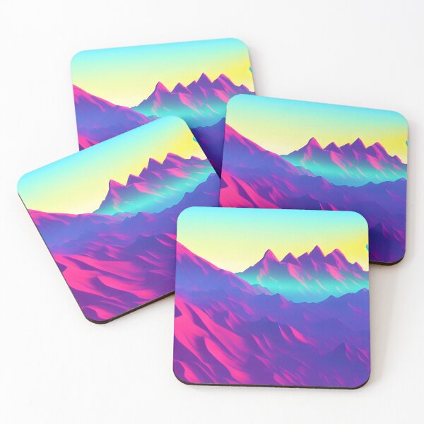 Item preview, Synthwave mountains designed and sold by f-design.
