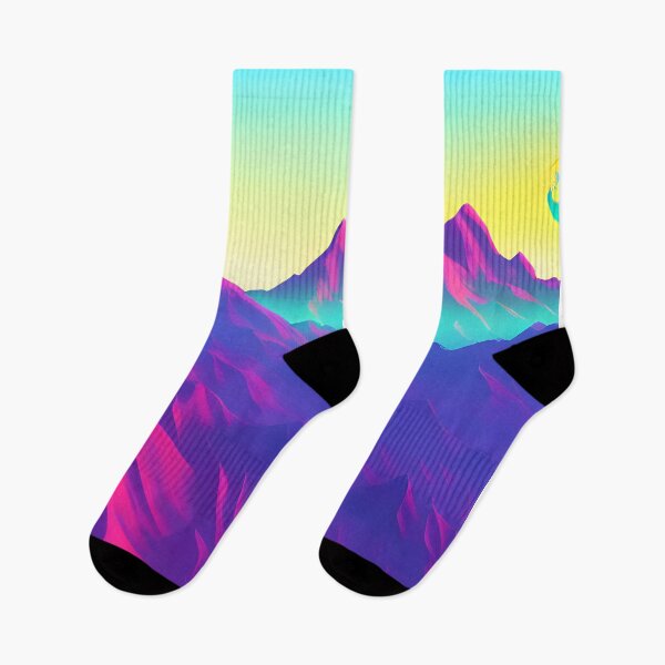 Item preview, Synthwave mountains designed and sold by f-design.