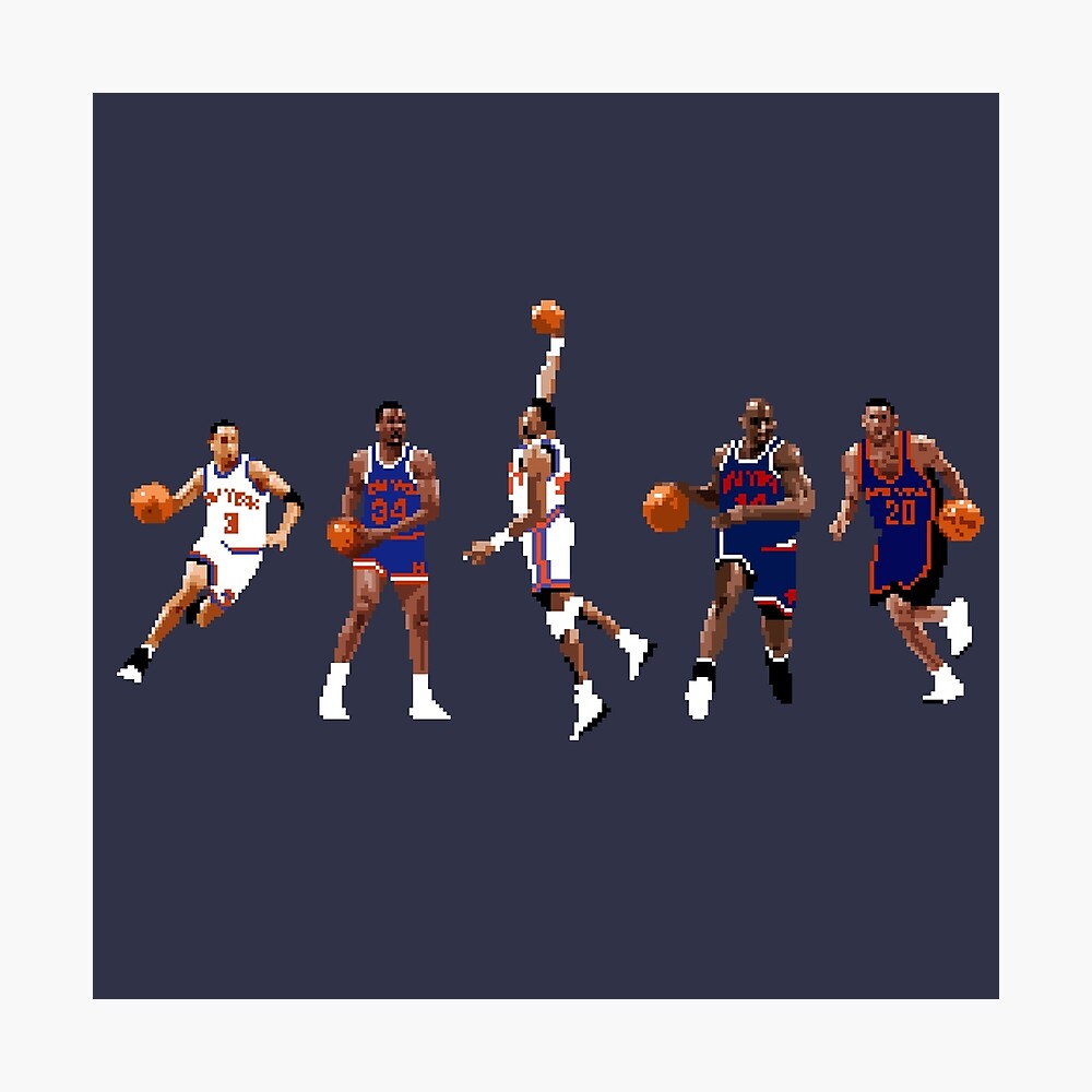 New York 90s Legends Mug Qiangy (Patrick Ewing, John Starks, Charles Oakley,  Anthony Mason, Allan Houston) 