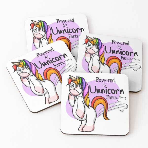 Item preview, Powered by unicorn farts designed and sold by lovingkakeart.