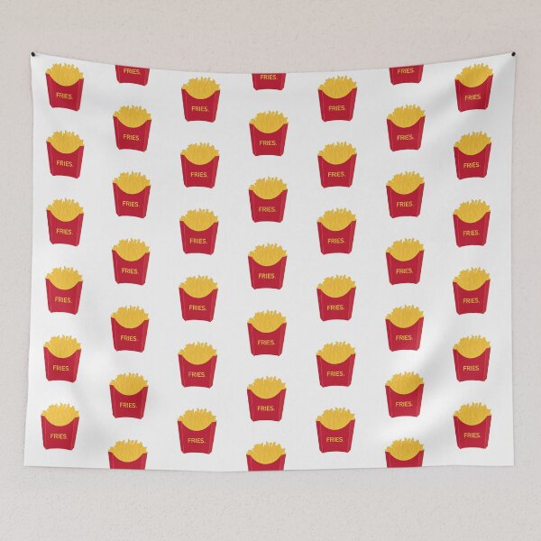 Item preview, McDonald’s box of fries  designed and sold by MollyJaneArt.