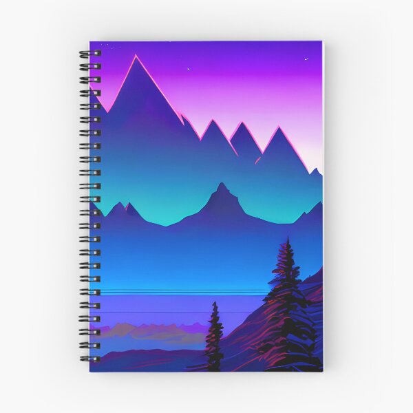 Item preview, Synthwave mountains designed and sold by f-design.