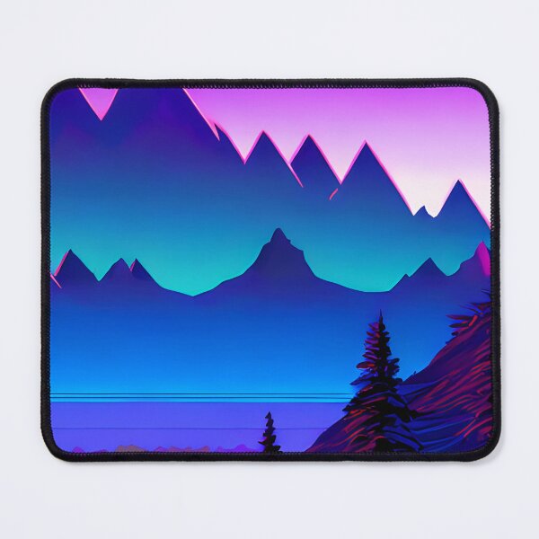 Item preview, Synthwave mountains designed and sold by f-design.
