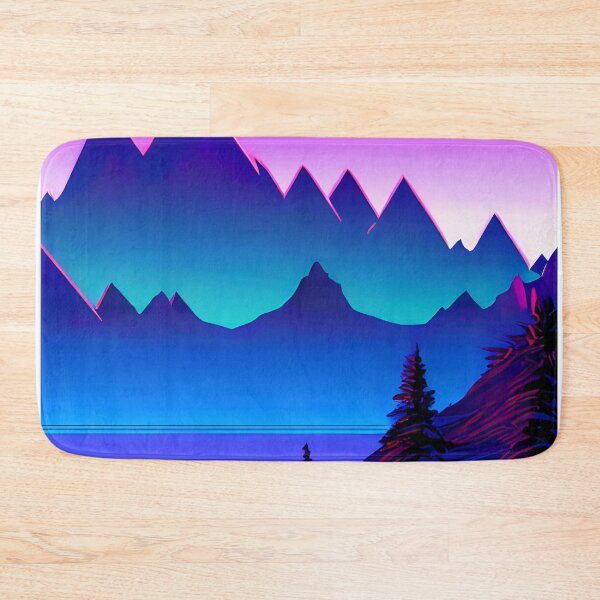 Item preview, Synthwave mountains designed and sold by f-design.
