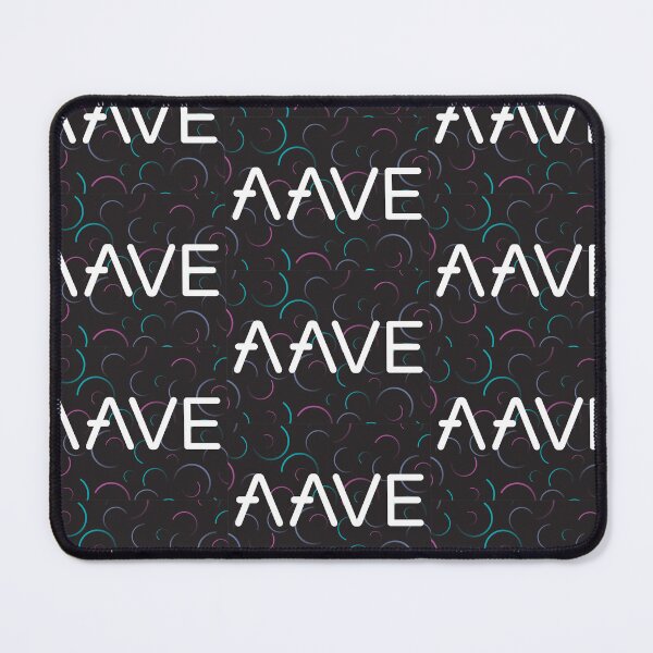 Item preview, Aave AAVE Crypto Altcoin - Artistic Abstract Design with Colourful Swirls Variant #1 designed and sold by CryptoMoods.