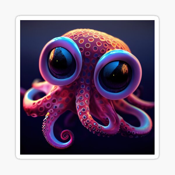 Dream about octopus Sticker