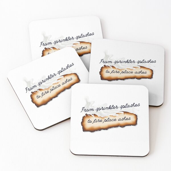 Item preview, Sprinkler splashes to fireplace ashes/ You're on your own kid  designed and sold by BloompodDesigns.