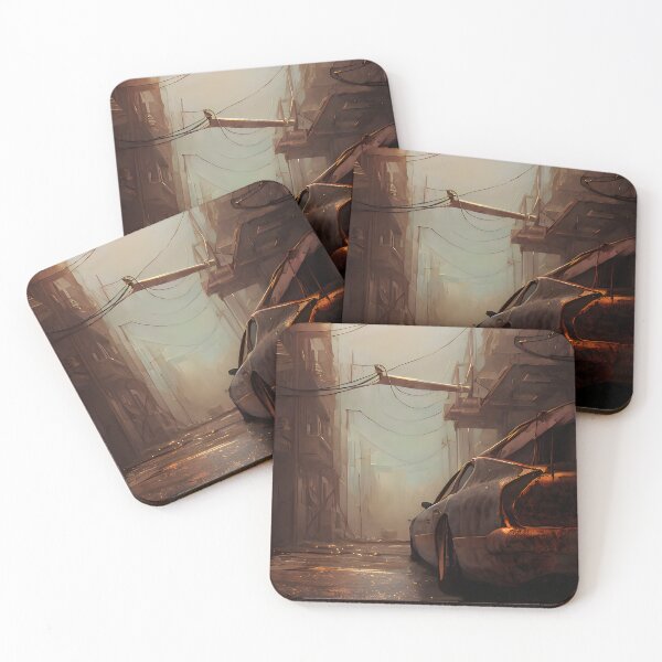 Item preview, Rusty Car in an Alleyway 3 designed and sold by LionOnMars.