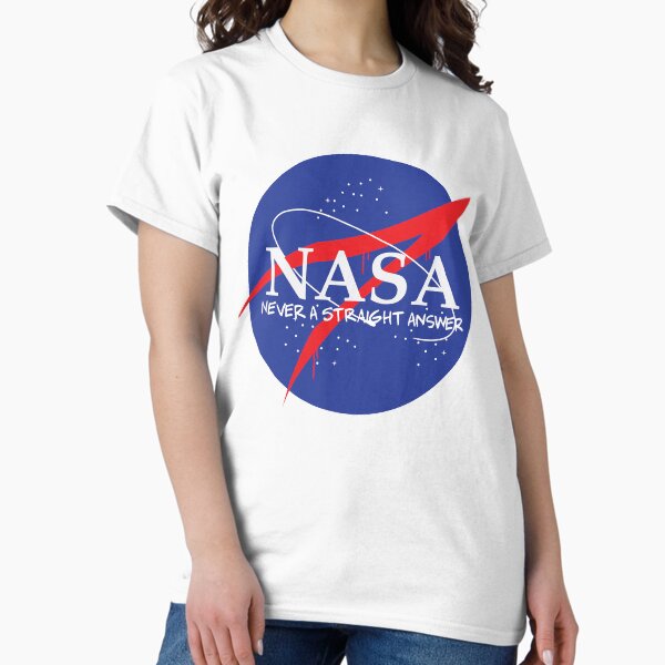 Item preview, nasa never a straight answer print ufo designed and sold by mrilladesigns.