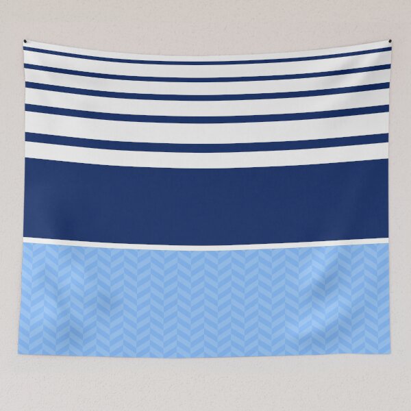 Item preview, Middlesbrough Retro Sky Blue Navy White Hooped Away 1988 - 90 designed and sold by Sporting Colour.