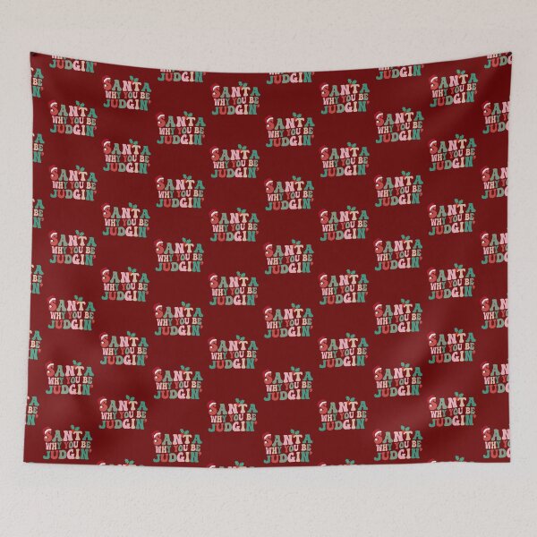 Item preview, Santa Why You Be Judging  designed and sold by champagnemoment.