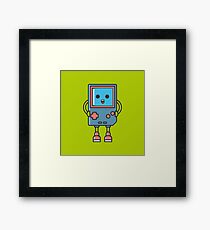 Cool Gameboy Smiling Videogame Framed Print