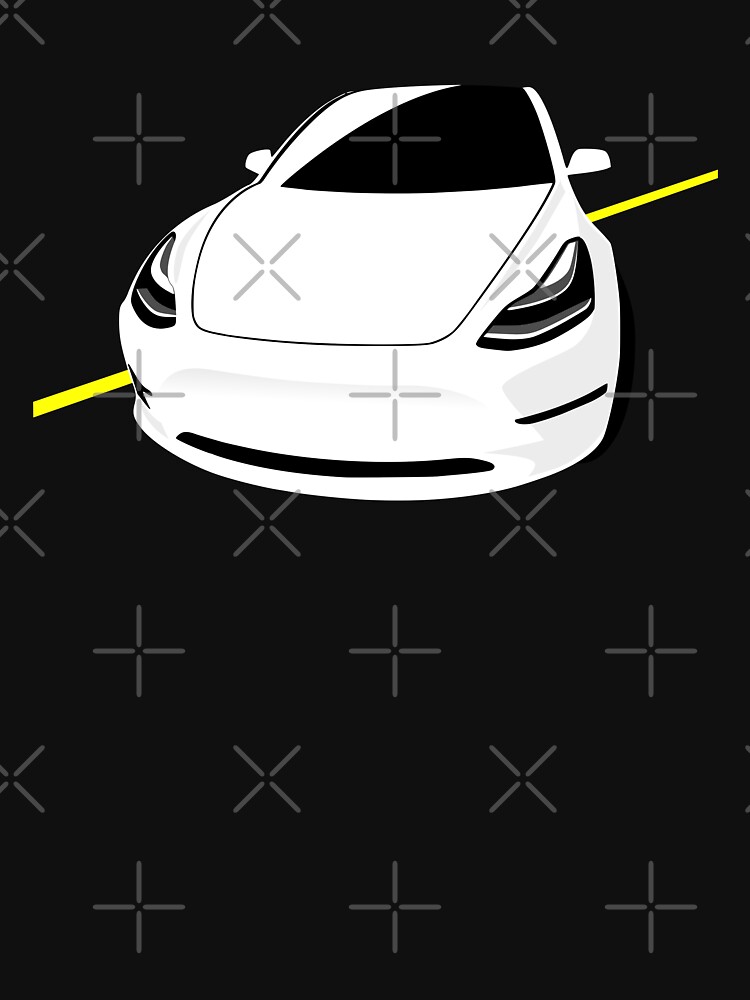 Thumbnail 7 von 7, Essential T-Shirt, Model 3 Electric vehicle EV Auto s3xy  designt und verkauft von AutoDesignWerks.