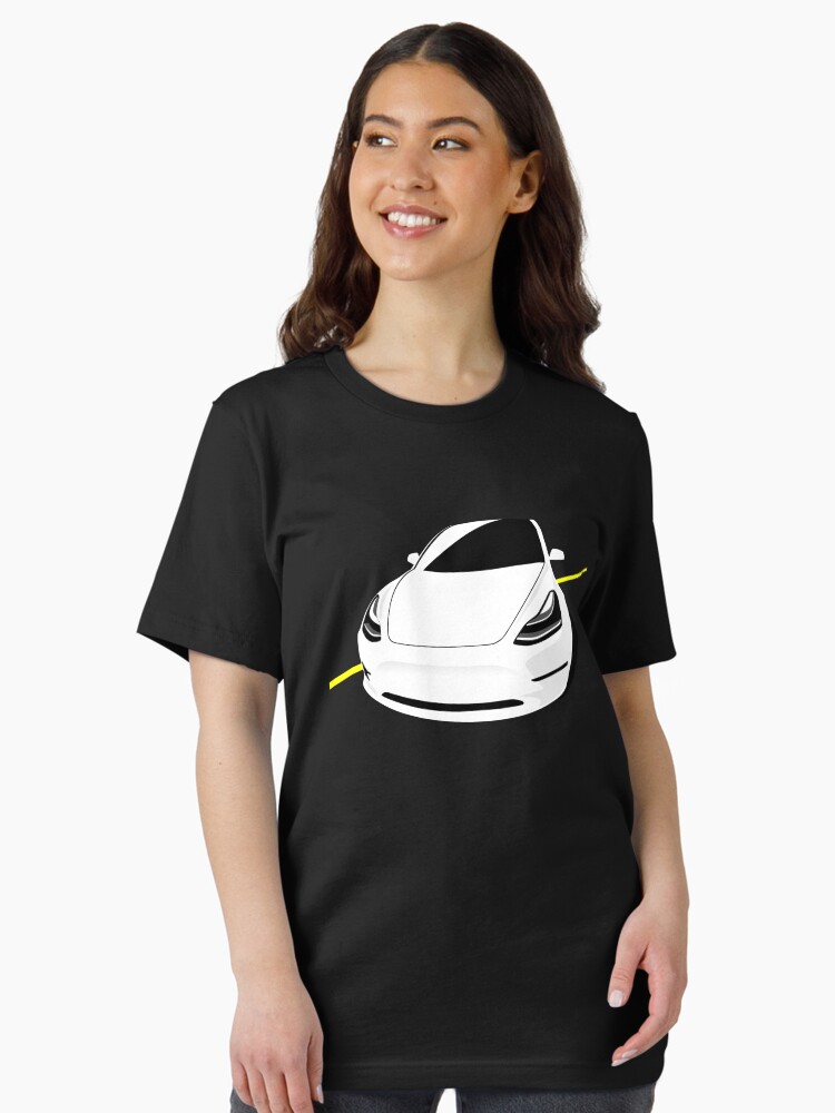 Thumbnail 2 von 7, Essential T-Shirt, Model 3 Electric vehicle EV Auto s3xy  designt und verkauft von AutoDesignWerks.