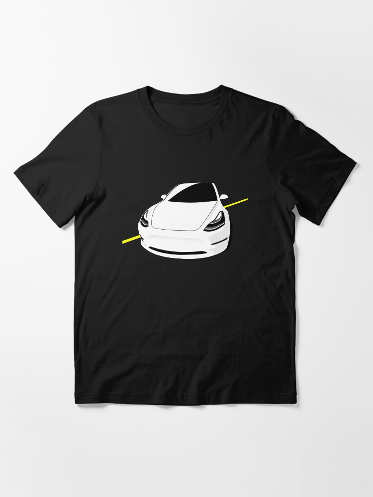 Thumbnail 3 von 7, Essential T-Shirt, Model 3 Electric vehicle EV Auto s3xy  designt und verkauft von AutoDesignWerks.