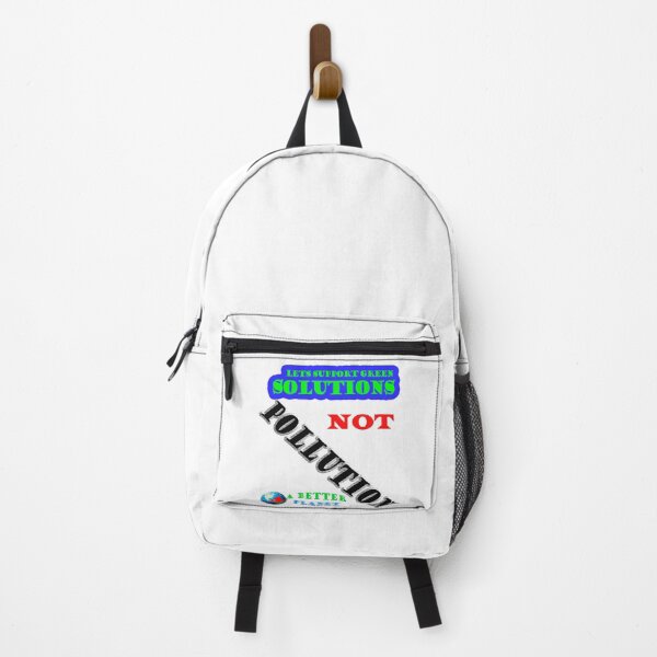 Item preview, Lets Support Green Solutions Not Pollution 4 A Better Planet designed and sold by 4ABetterPlanet.