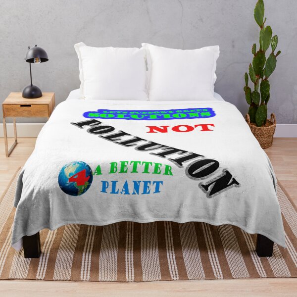 Item preview, Lets Support Green Solutions Not Pollution 4 A Better Planet designed and sold by 4ABetterPlanet.