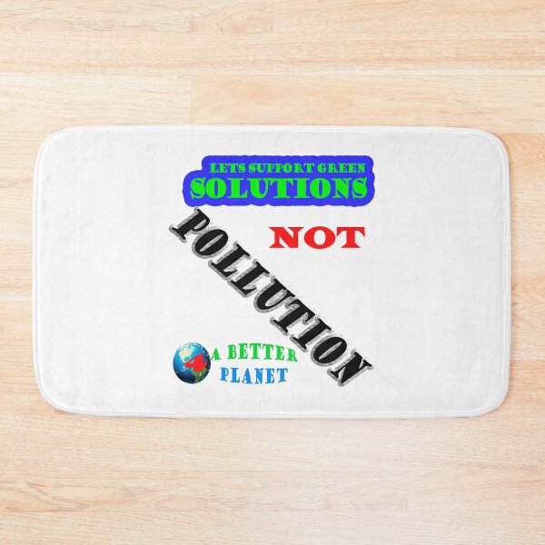 Item preview, Lets Support Green Solutions Not Pollution 4 A Better Planet designed and sold by 4ABetterPlanet.