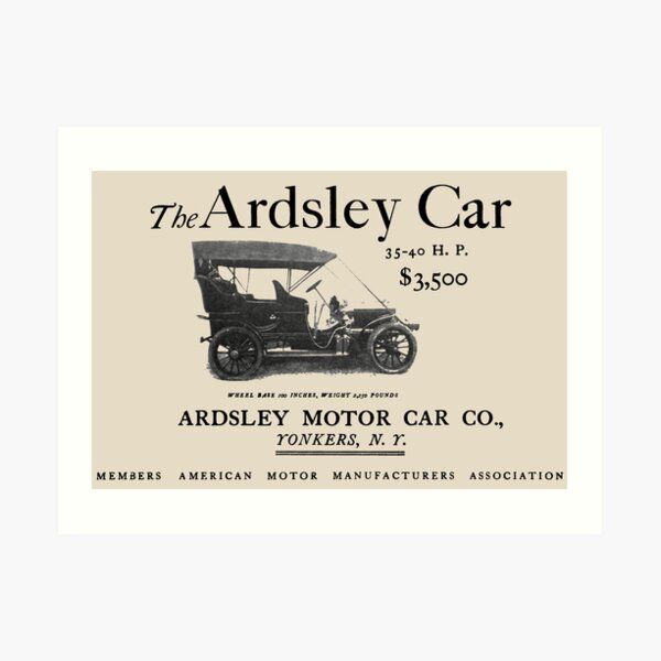 "The Ardsley Car" Art Print for Sale by stewsmith Redbubble
