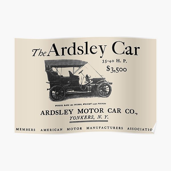 "The Ardsley Car" Poster for Sale by stewsmith Redbubble