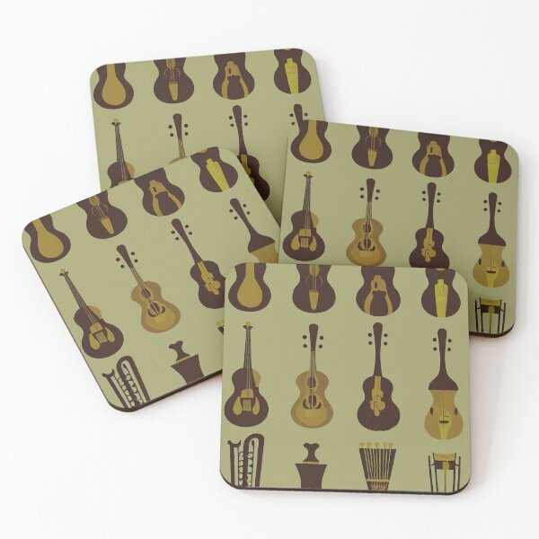 Item preview, MUSICAL INSTRUMENTS FROM THE FUTURE PATTERN Midjourney Ai Artwork designed and sold by davidjulie.
