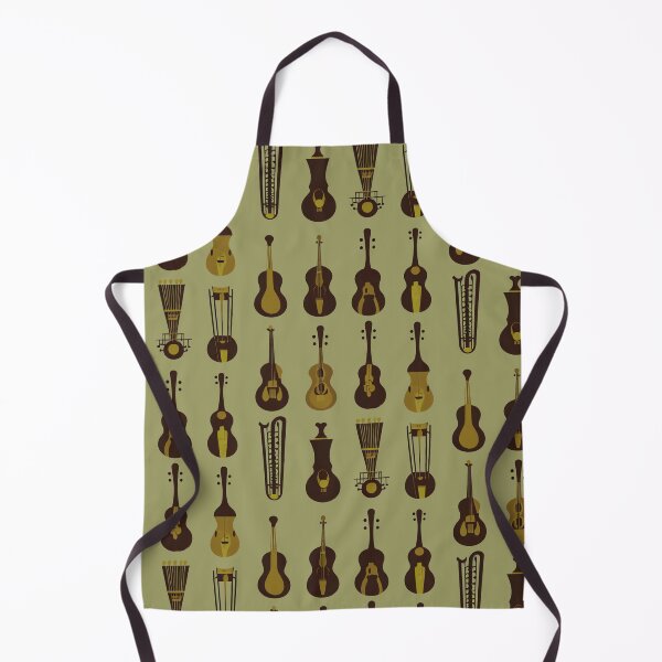 Item preview, MUSICAL INSTRUMENTS FROM THE FUTURE PATTERN Midjourney Ai Artwork designed and sold by davidjulie.