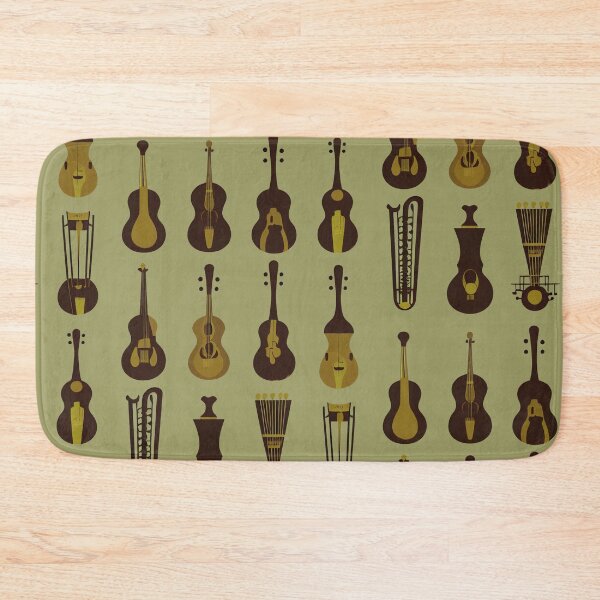 Item preview, MUSICAL INSTRUMENTS FROM THE FUTURE PATTERN Midjourney Ai Artwork designed and sold by davidjulie.