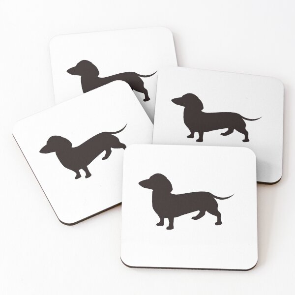 Item preview, dachshund in silhouette designed and sold by designInk.