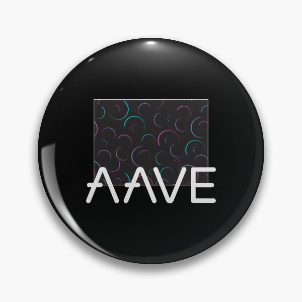 Item preview, Aave AAVE Crypto Altcoin - Artistic Abstract Design with Colourful Swirls Variant #2 designed and sold by CryptoMoods.