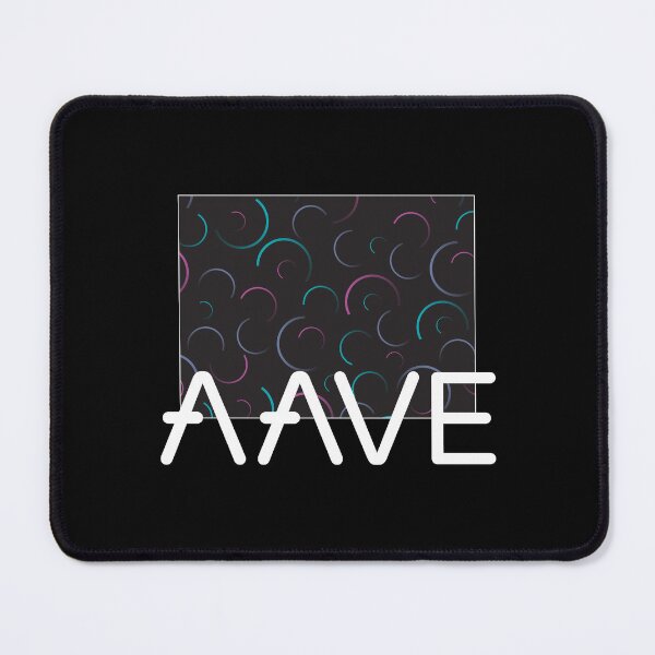 Item preview, Aave AAVE Crypto Altcoin - Artistic Abstract Design with Colourful Swirls Variant #2 designed and sold by CryptoMoods.