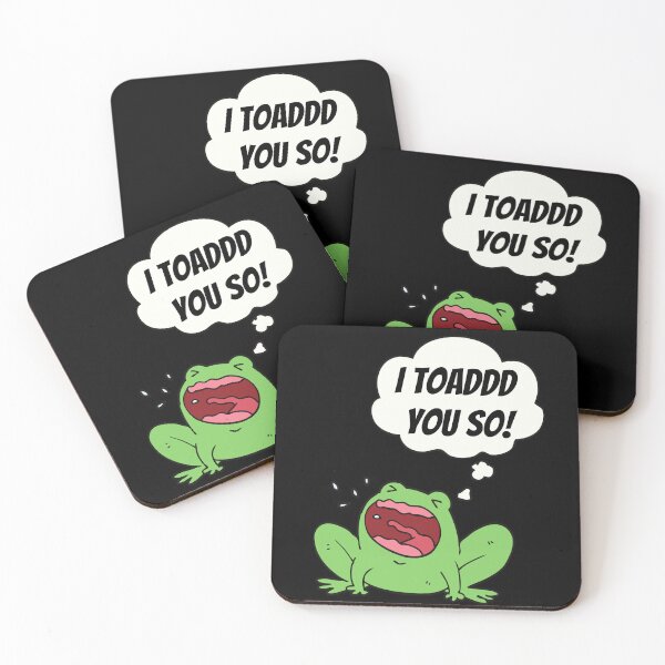 Item preview, I Toad You So Cute Funny Animal Pun designed and sold by LoveSeasonz.