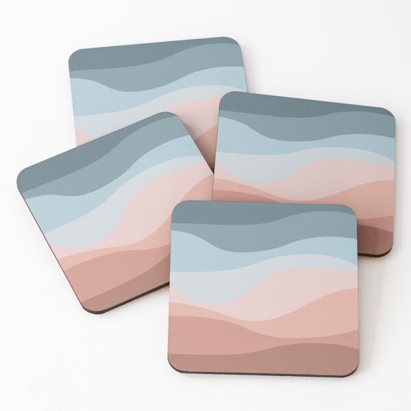 Item preview, Retro style design with blue and pink waves designed and sold by BattaAnastasia.