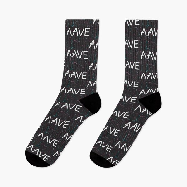 Item preview, Aave AAVE Crypto Altcoin - Artistic Abstract Design with Colourful Swirls Variant #1 designed and sold by CryptoMoods.