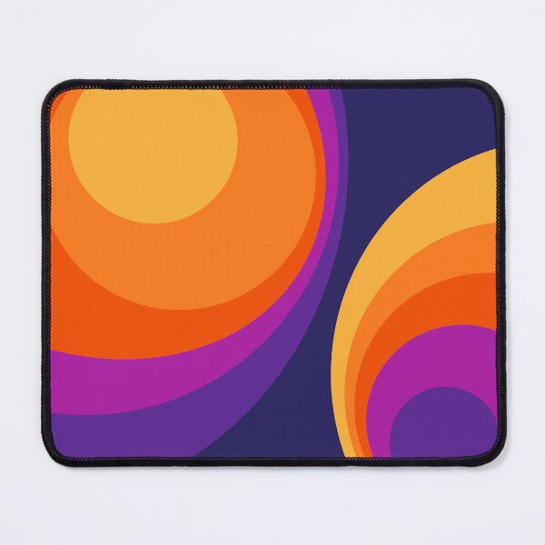 Item preview, Colorful retro circles design  designed and sold by BattaAnastasia.