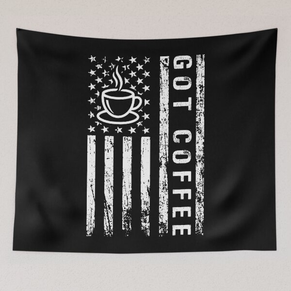Item preview, Got Coffee American Flag designed and sold by Sunset Design.