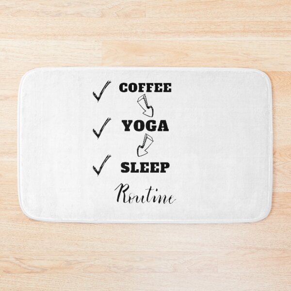 Item preview, Coffe yoga sleep, repeat designe designed and sold by SenhajiWorld.