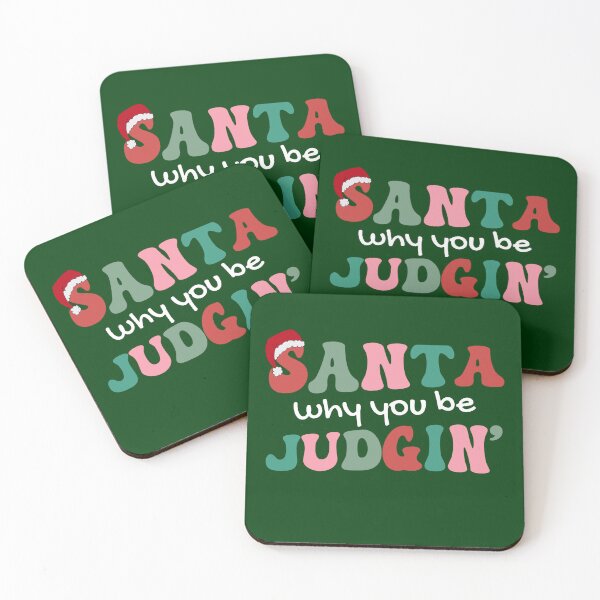 Item preview, Santa Why You Be Judging Xmas  designed and sold by champagnemoment.
