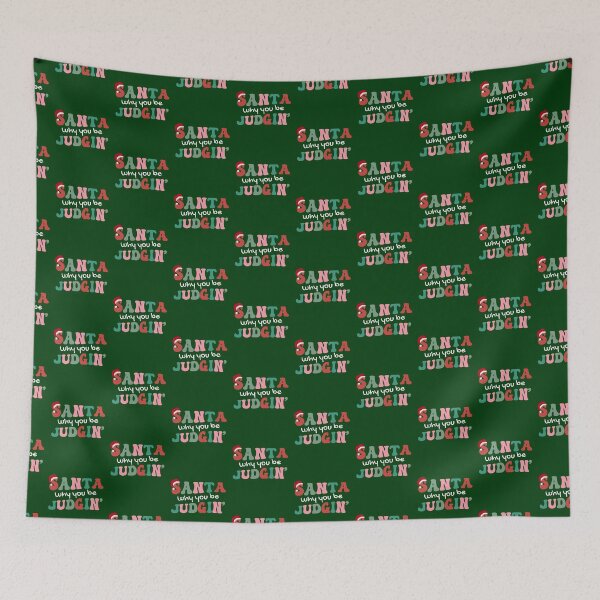 Item preview, Santa Why You Be Judging Xmas  designed and sold by champagnemoment.
